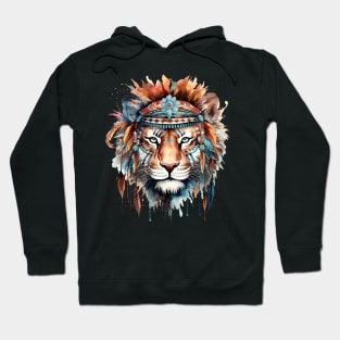 Watercolor Boho Tiger #1 Hoodie